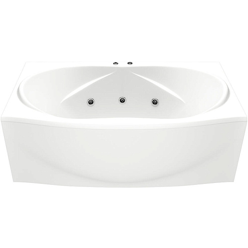 Ванна BAS Фиеста с гидромассажным оборудованием Flat : фотография 1