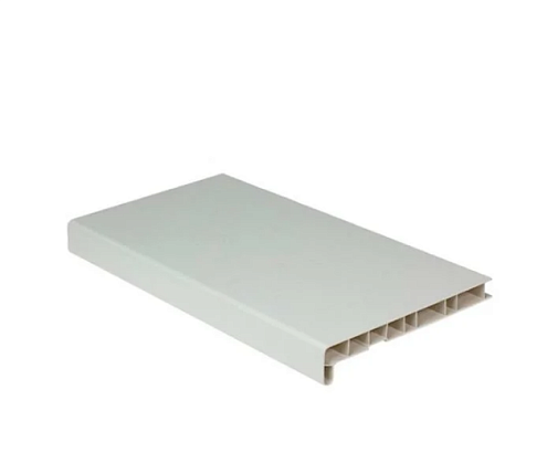Подоконник ПВХ "МП" белый 6000х100мм: фотография 1