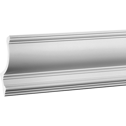 Карниз 1.50.209 для скрытого освещения размеры 152х117х2000 мм: фотография 1