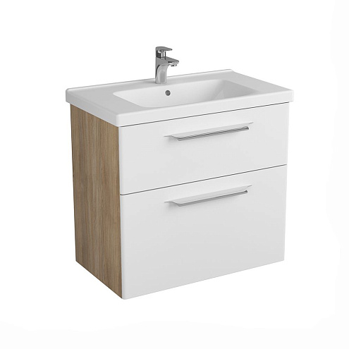 Тумба DIBORG Lande 80 2 ящика, Дуб 77.6225: фотография 1