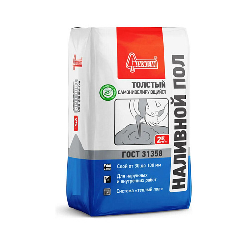 Наливной пол Старатели "Толстый" самонивелирующийся (30-100мм) 25кг  : фотография 1