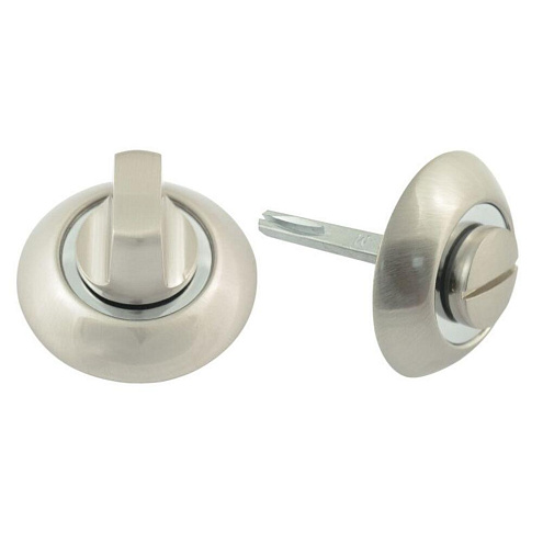 Накладка под фиксатор НОРА-М НФ-А матовый никель: фотография 1