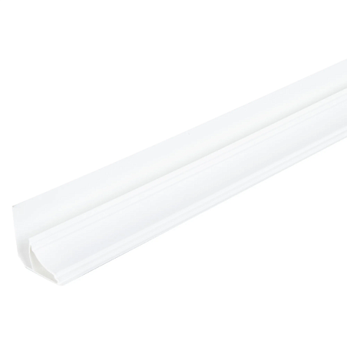 Плинтус потолочный 10мм белый 3м : фотография 1