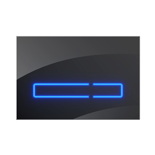 Клавиша смыва для инсталляции AM.PM Touch Pro I0450A38 сенсорная черный глянец: фотография 1