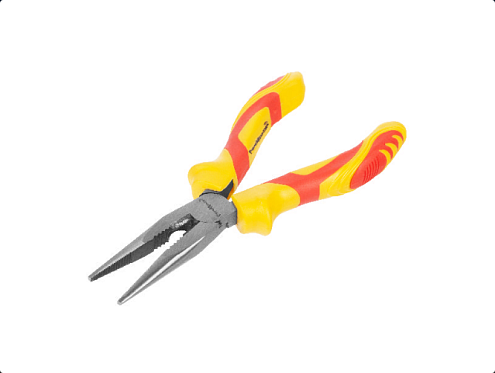 Тонкогубцы серии "Fine", 2-компонентная рукоятка, 180мм, РемоКолор: фотография 1