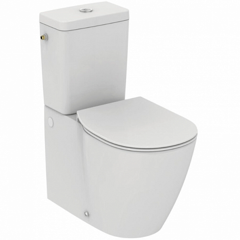 Унитаз напольный пристенный  Ideal Standard Connect E039701 для монтажа с бачком: фотография 1