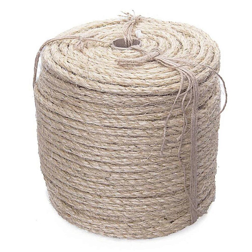Веревка сизалевая крученая 10мм: фотография 1