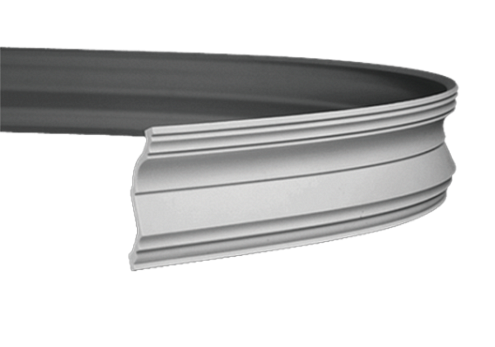 Карниз 1.50.254flex размеры 130х93х2000 мм: фотография 1