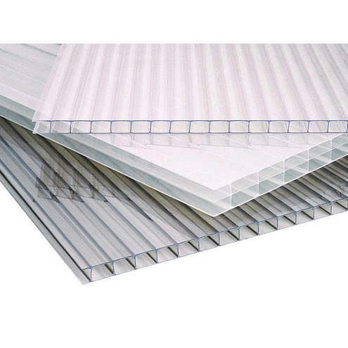 Сотовый поликарбонат СПК Титан-Агро, 4х6000х2100мм, 0,55кг/м², прозрачный : фотография 1