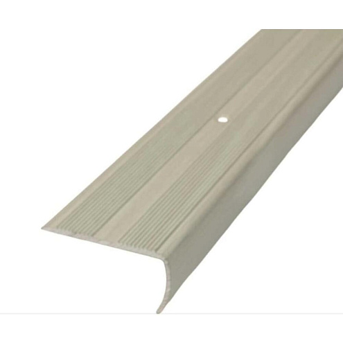 Порог-угол 40х22мм 1,8м груша белая: фотография 1