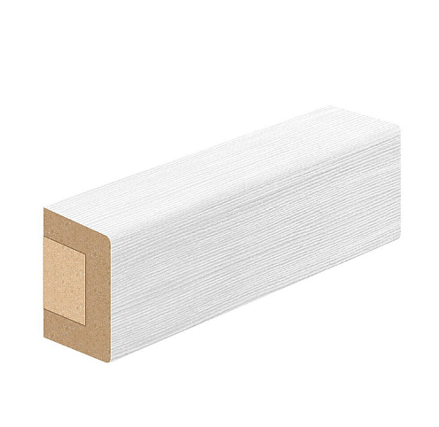 Рейка декоративная ЭКО Snow Melinga МДФ S-16.30 2750х16х30: фотография 1