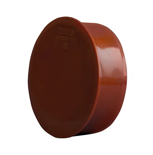 Заглушка ПП 110 наружная Политэк: фотография 1