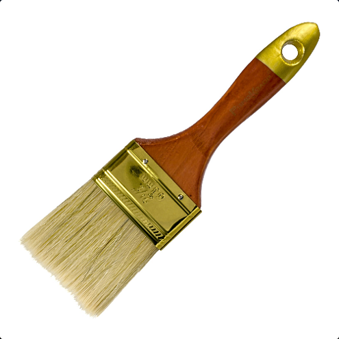 Кисть "ПРОФИ",  63мм, натуральная щетина, для всех ЛКМ, РемоКолор: фотография 1