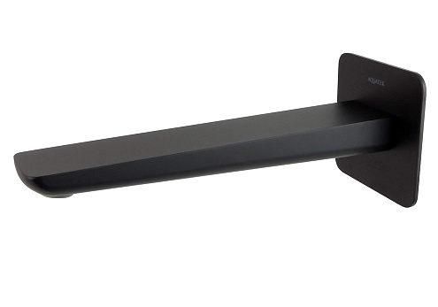 Излив для ванны 190 Aquatek матовый черный AQ1041MB Вега: фотография 1