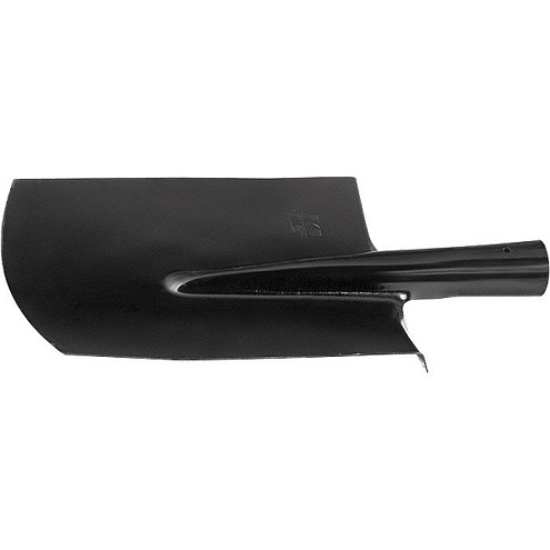 Лопата без черенка, прямоугольная, рельсовая сталь: фотография 1