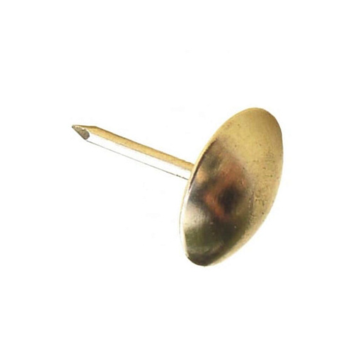 Гвозди декоративные 10,5мм латунь, 50шт: фотография 1