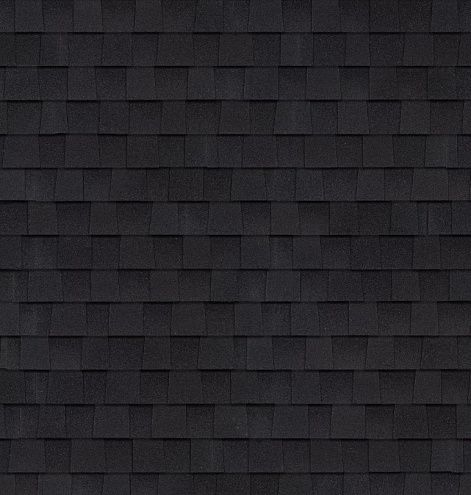 Многослойная черепица, Технониколь Shinglas  Фазенда, Черный 2,6м²: фотография 1