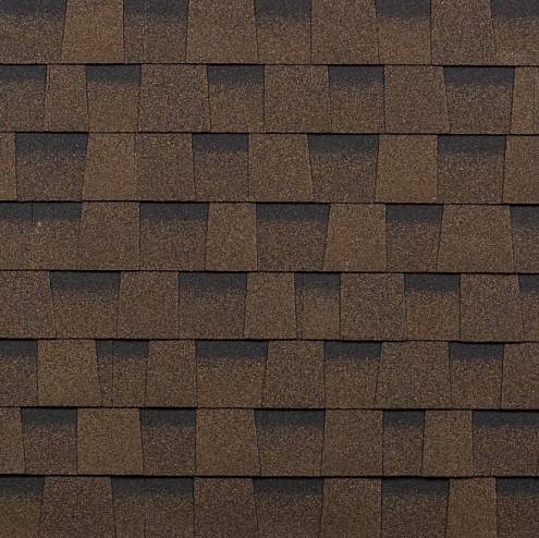 Многослойная черепица, Технониколь Shinglas Кантри, Коричневый 2,6м²: фотография 1