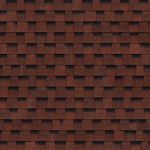 Многослойная черепица Технониколь Shinglas Фазенда, Красный 2,6м²: фотография 1