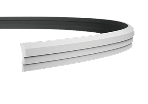 Молдинг 1.51.315 flex размеры 75х22х2000 мм: фотография 1