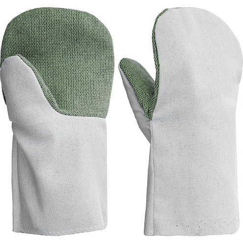 Рукавицы х/б, с двойным налодонником: фотография 1