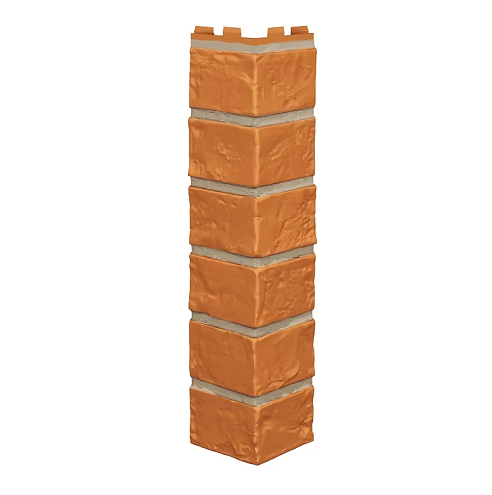 Угол наружный Технониколь Оптима, Кирпич, терракотовый: фотография 1