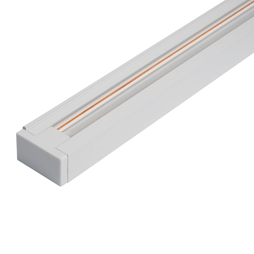 Шинопровод однофазный PTR 1M-WH L1000 накладной/подвесной для трекового освещения белый Jazzway 5026346: фотография 1