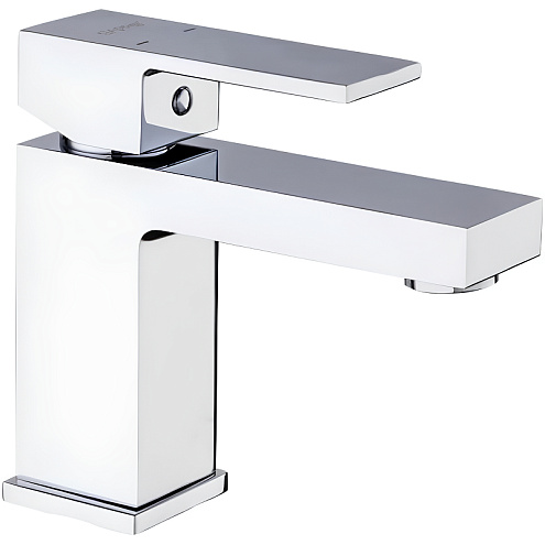 Смеситель для умывальника 25к G1039 GAPPO литой, креп. 2 шпильки, ХРОМ: фотография 1