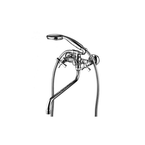 LM2551C "Бенефит" Смеситель универсальный, с круглым изливом 350мм, хром: фотография 1