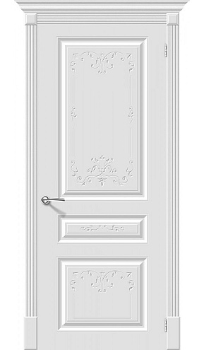 Дверь эмаль Скинни-14 Аrt Whitey 2000х800: фотография 1