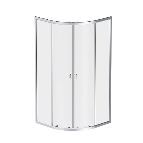 Душевое ограждение без поддона 90x90 AM.PM X-Joy W88G-205-090MT профиль хром: фотография 1