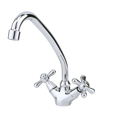 Смеситель для кухни 1/2 кер F4125 FRAP Крест: фотография 1