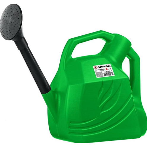 Лейка садовая 8 л, пластмассовая с рассеивателем, Grinda: фотография 1