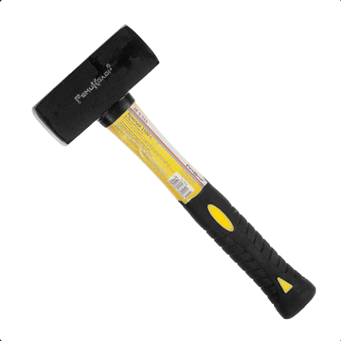 Кувалда РемоКолор 1500г, фибергласовая рукоятка, 300мм: фотография 1