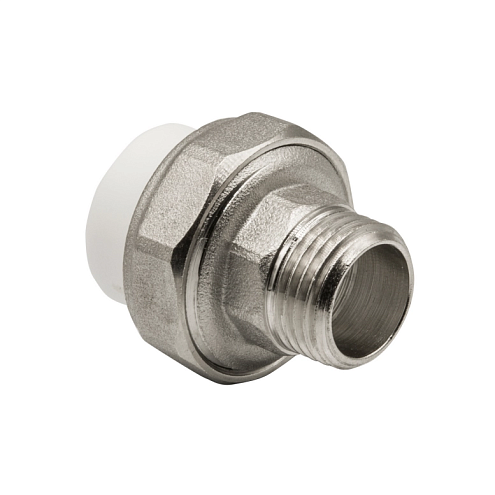 Муфта комбинированная разъемная, наружная резьба 20х1/2'' EVER plast: фотография 1