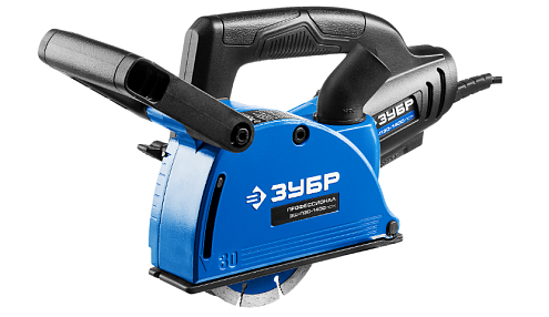 Штроборез (бороздодел)  ЗУБР d 125 мм, 1400 Вт, 30 мм, кейс, Профессионал: фотография 1