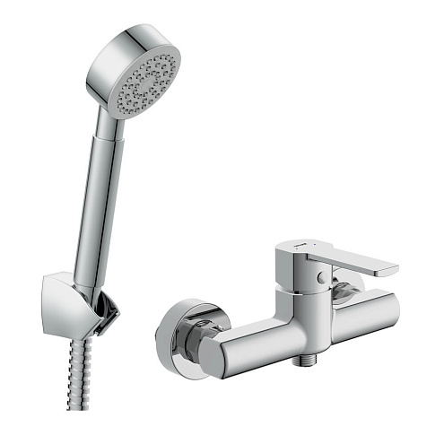 Комплект SMART 2 в 1: смеситель д/душа SMART+душевой гарнитур CARI: фотография 1