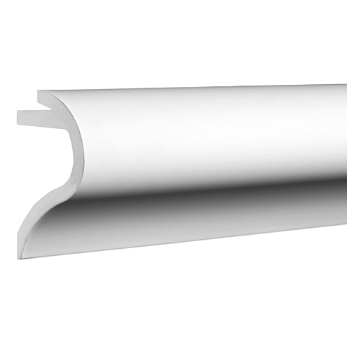 Карниз 1.50.228 для скрытого освещения размеры 141х80х2000 мм: фотография 1