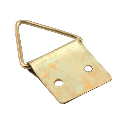 Петля для картины 10x18мм  латунированная, 10шт: фотография 1