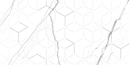 Декор 50х25 Siluet белый GT124VG: фотография 1