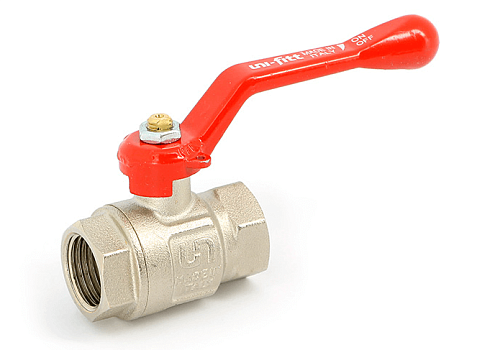 Кран шаровый  1" рычаг ВВ Uni-Fitt: фотография 1