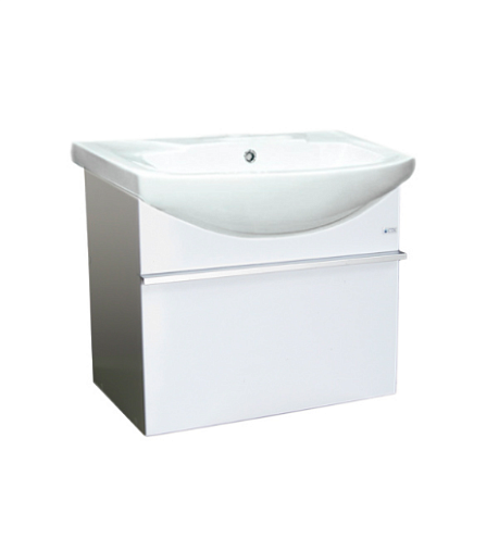 Подстолье "Тивори 75" белое подвесное 1 ящик под умывальник "Элеганс-750" : фотография 1