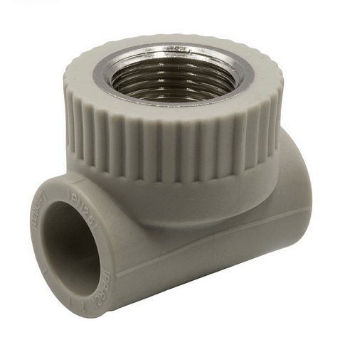 Тройник комбинированный внутренняя резьба 20х3/4''х20 EVER plast  : фотография 1