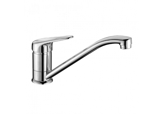 LM4104C "Луна" Смеситель для кухни с поворотным изливом, хром: фотография 1