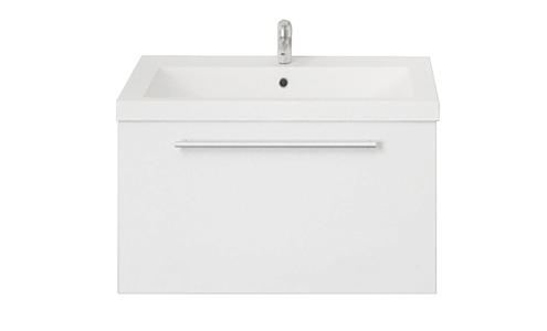 Тумба Соната 58П 1 ящика Белый глянец: фотография 1