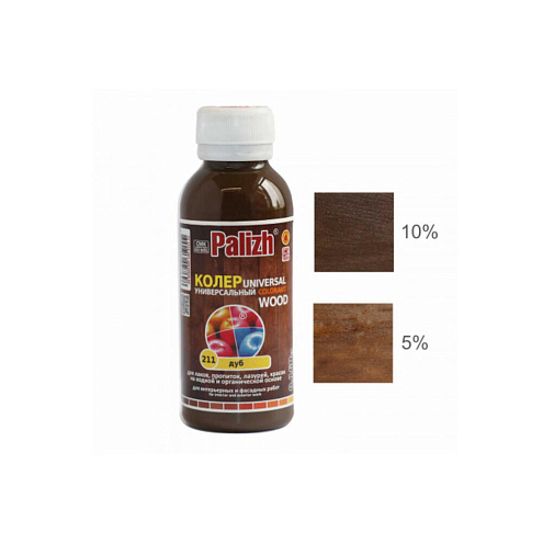 Колеровочная паста WOOD "Palizh" №211 Дуб, 100мл: фотография 1