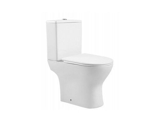 Унитаз-компакт напольный с бачком Aquatek Леон AQ2785T-00 с сиденьем Soft Close, смыв Торнадо: фотография 1