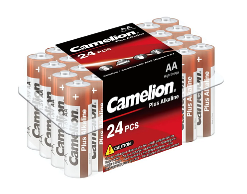 Элемент питания алкалиновый AA/LR6 1.5В Plus Alkaline LR6-PB24 уп.24шт Camelion 6752: фотография 1