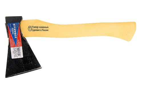 Топор кованный,  800г, тип Б-2, деревянная рукоятка: фотография 1