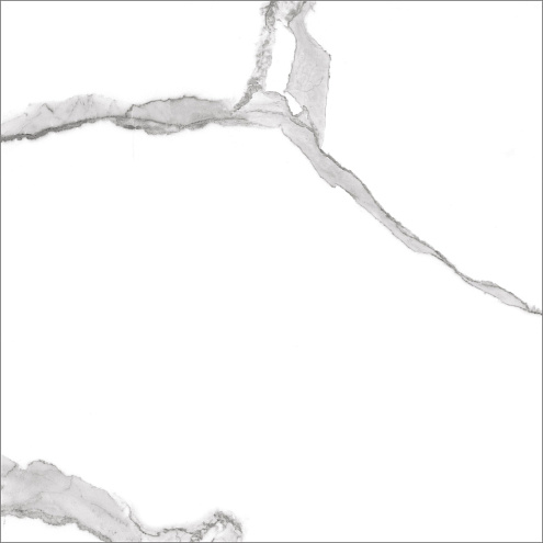 Плитка грес глазурованная 60х60 Anima белый GT60601503MR: фотография 1